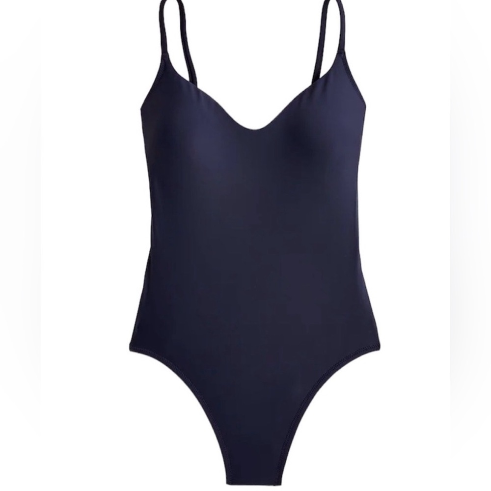 J. Crew Navy plunge One-Piece Swimsuit